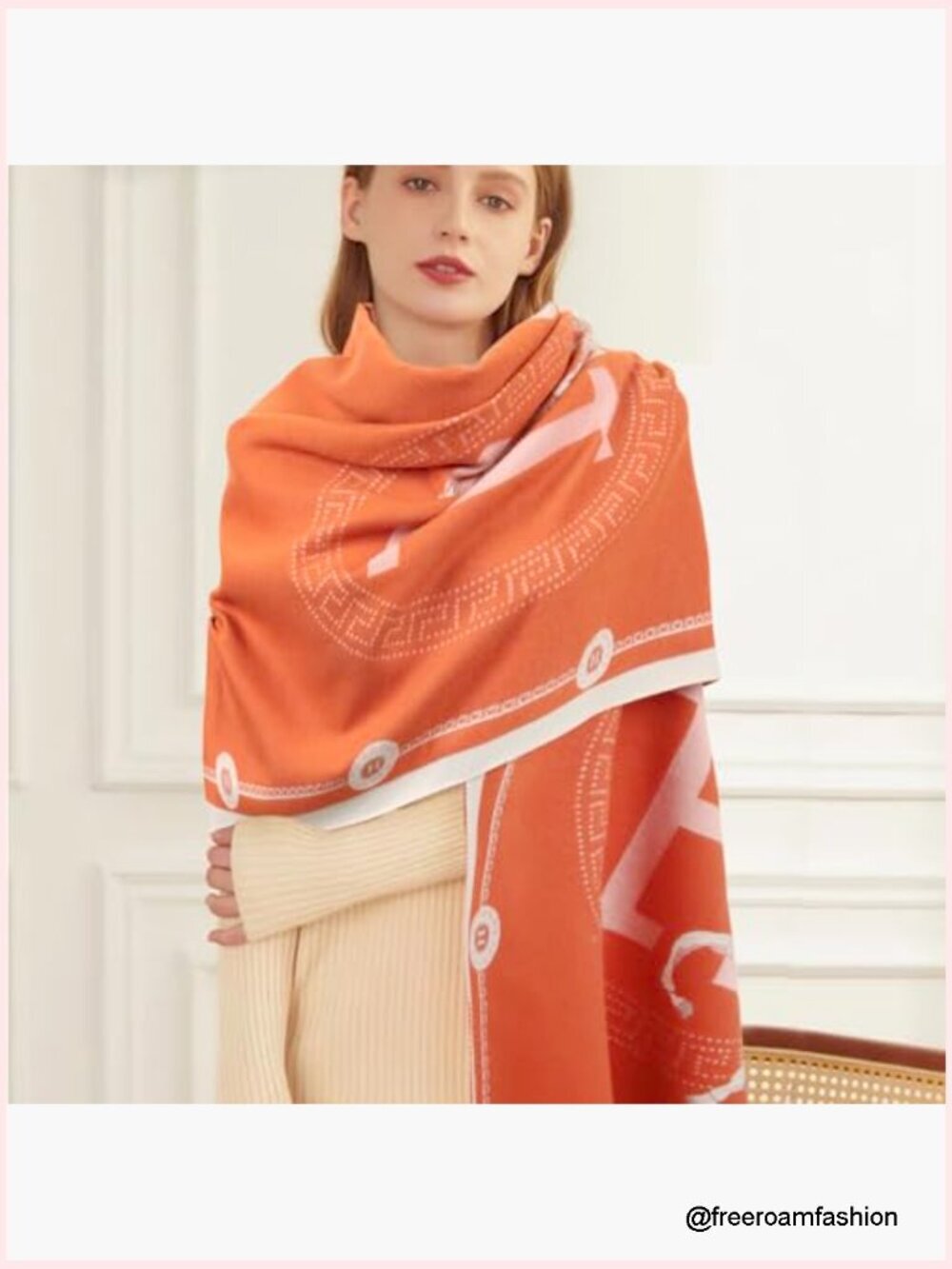 Pashmina Shawl Wrap Evening Dressing Blanket Poncho Cape Scarf - Picture 6 of 7
